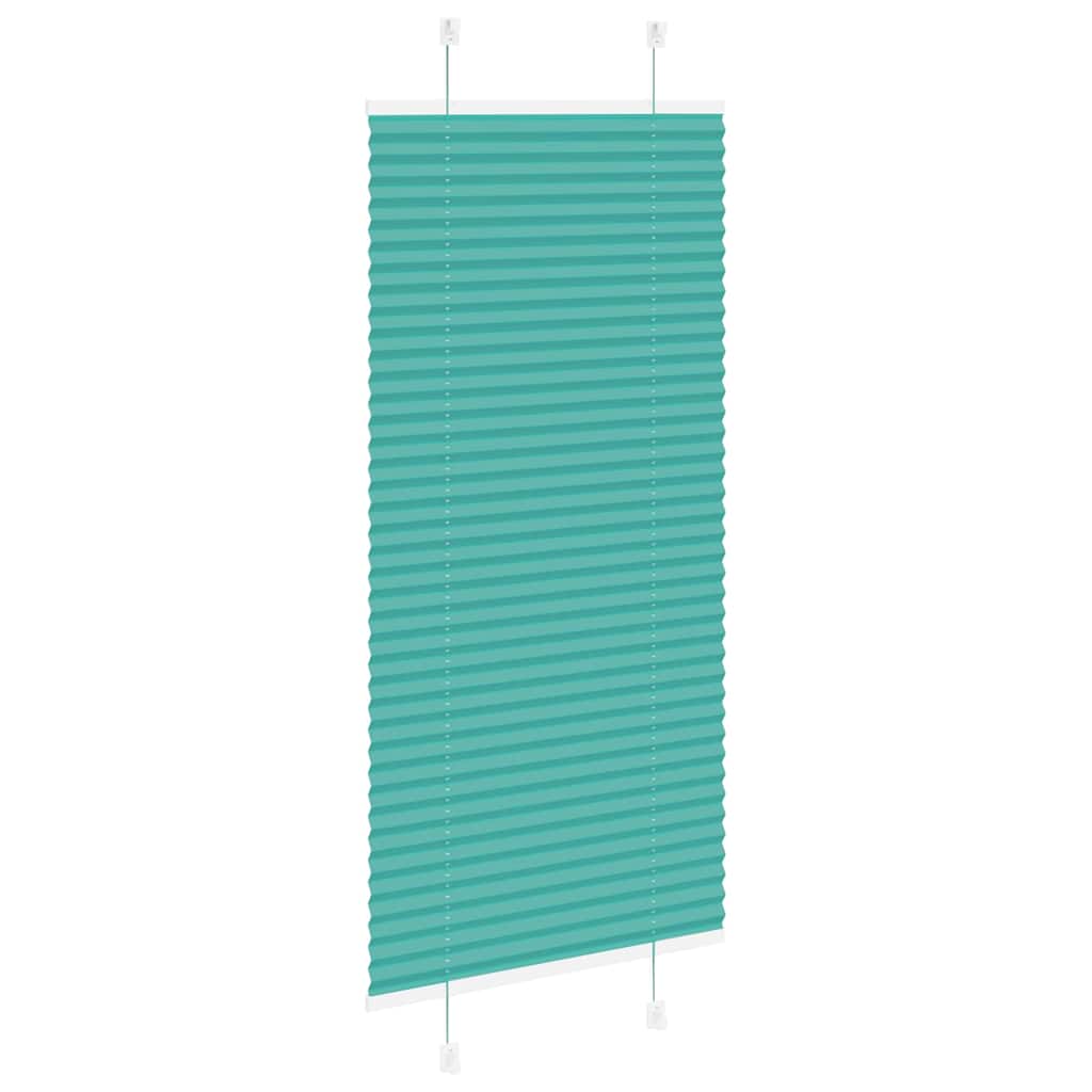 pliszírozott redőny Benzinzöld 65x150 cm szövetszélesség