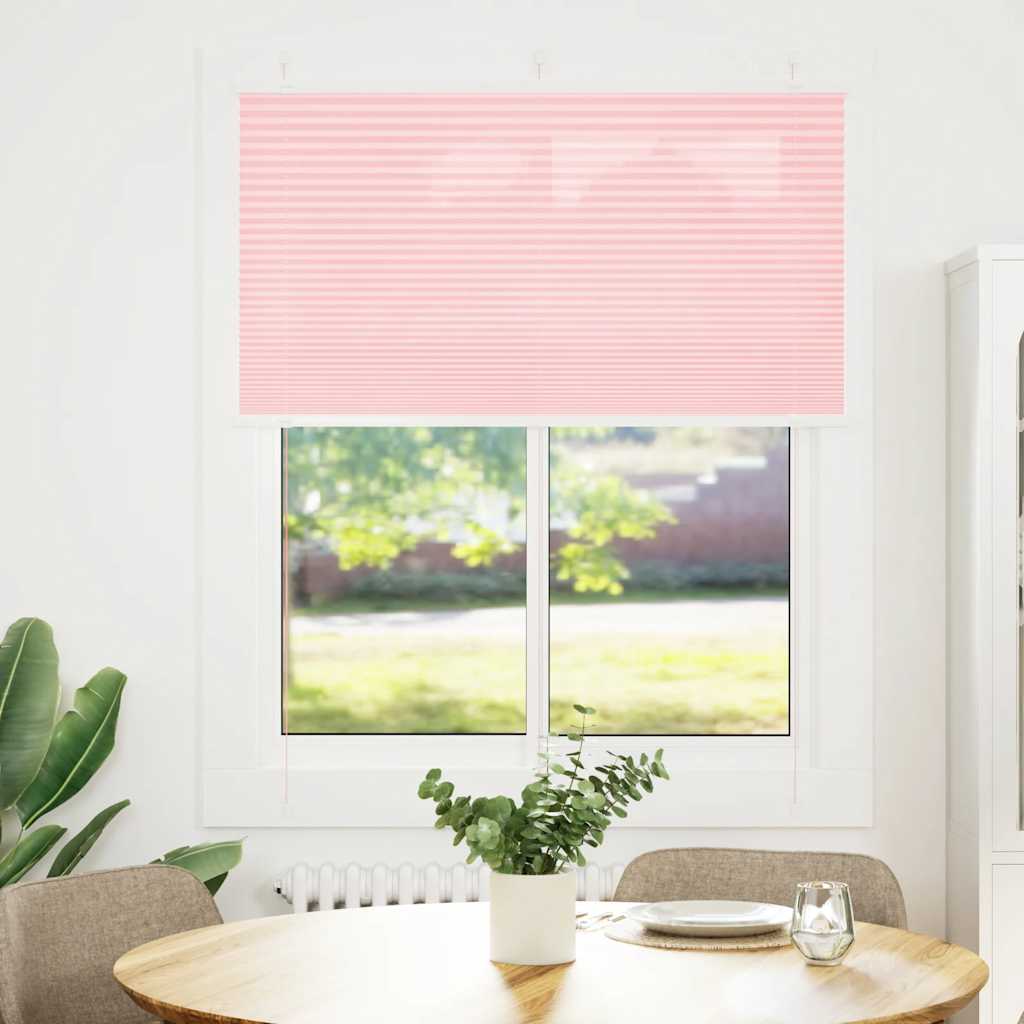pliszírozott redőny rózsaszín 105x100cm szövetszélesség 104,4cm