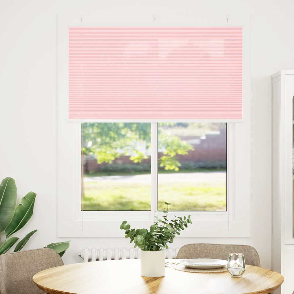 pliszírozott redőny rózsaszín 110x150cm szövetszélesség 109,4cm