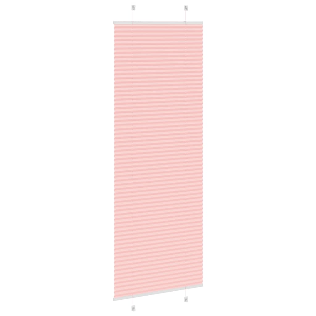 pliszírozott redőny rózsaszín 70x200 cm szövetszélesség 69,4 cm