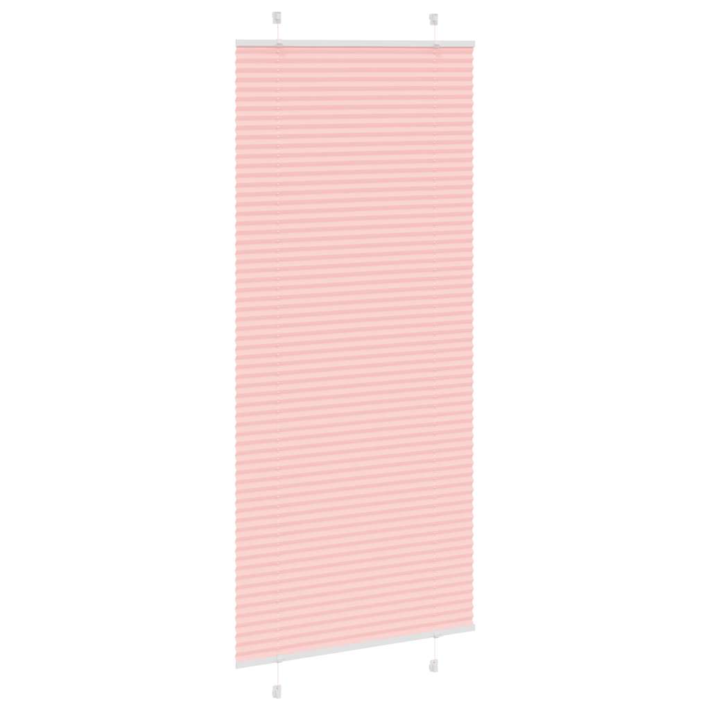 pliszírozott redőny rózsaszín 95x200 cm szövetszélesség 94,4 cm