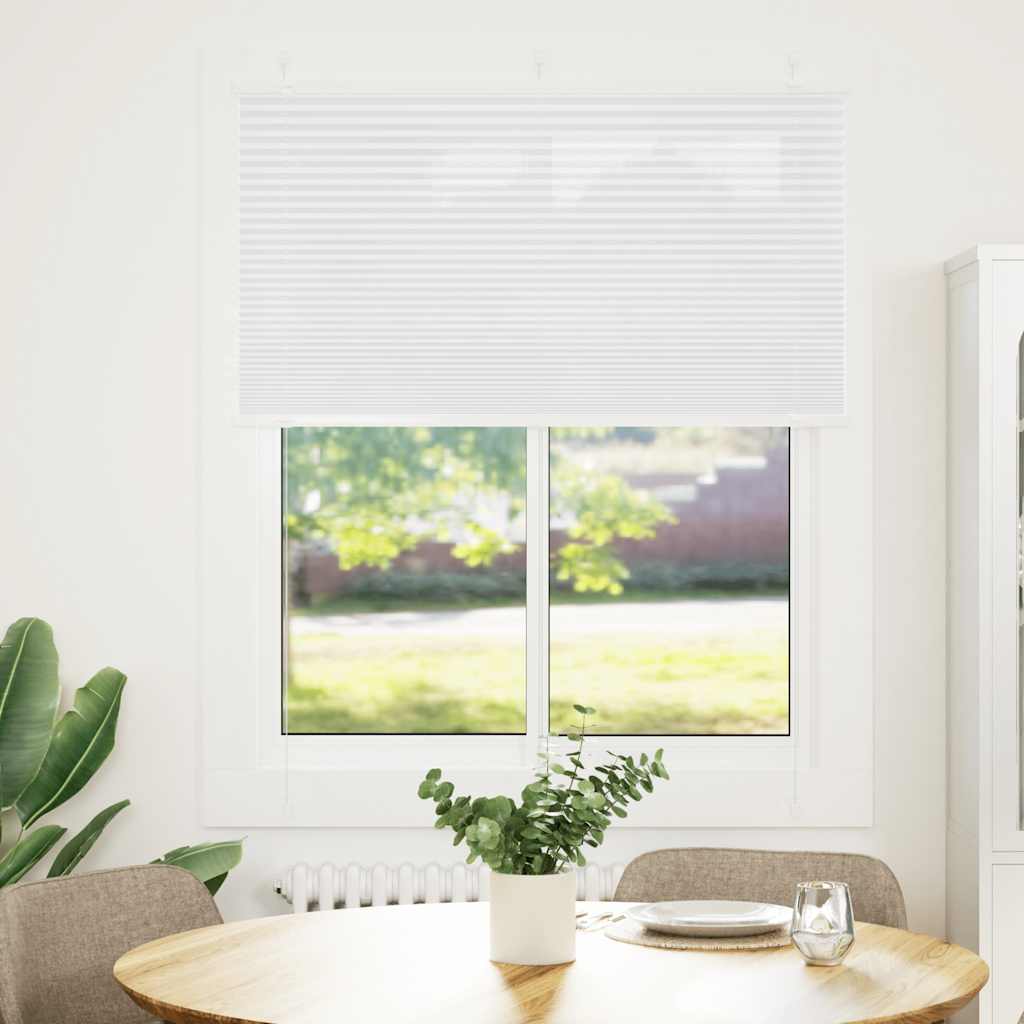 pliszírozott redőny Fehér 110x100cm szövetszélesség 109,4cm