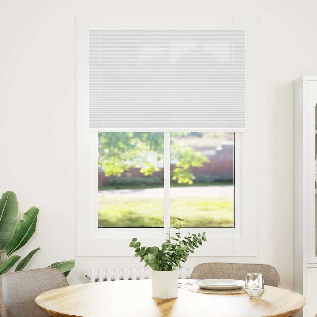 pliszírozott redőny Fehér 85x150 cm szövetszélesség 84,4 cm