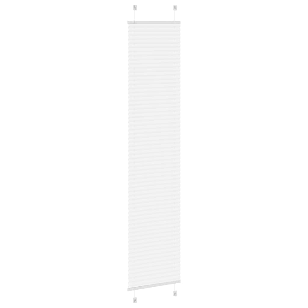 pliszírozott redőny Fehér 50x200 cm szövetszélesség 49,4 cm