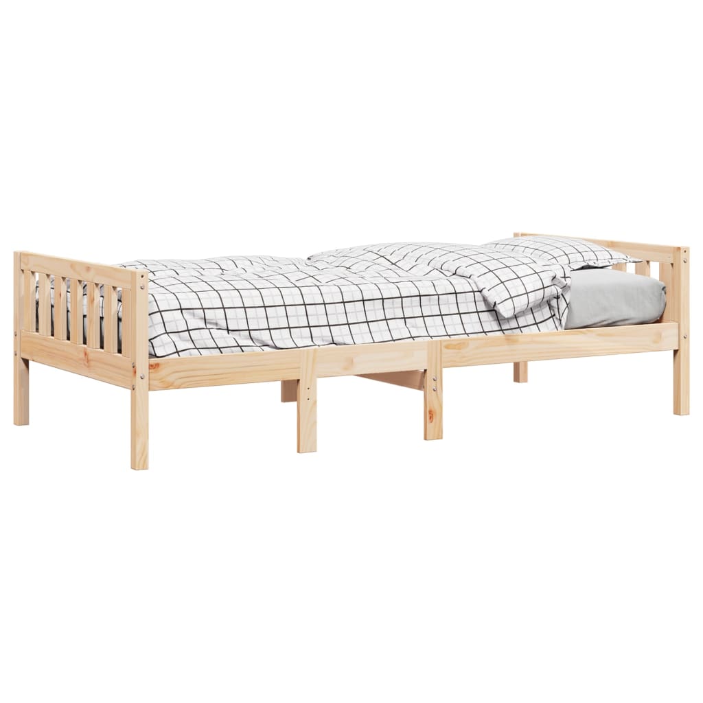 tömör fenyőfa gyerekágy matrac nélkül 90 x 200 cm