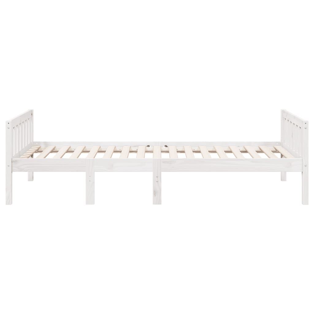 fehér tömör fenyőfa gyerekágy matrac nélkül 90 x 200 cm