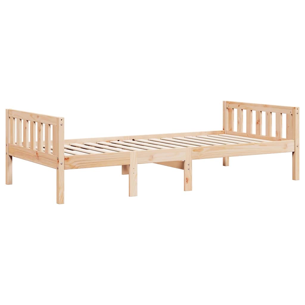 tömör fenyőfa gyerekágy matrac nélkül 90 x 190 cm