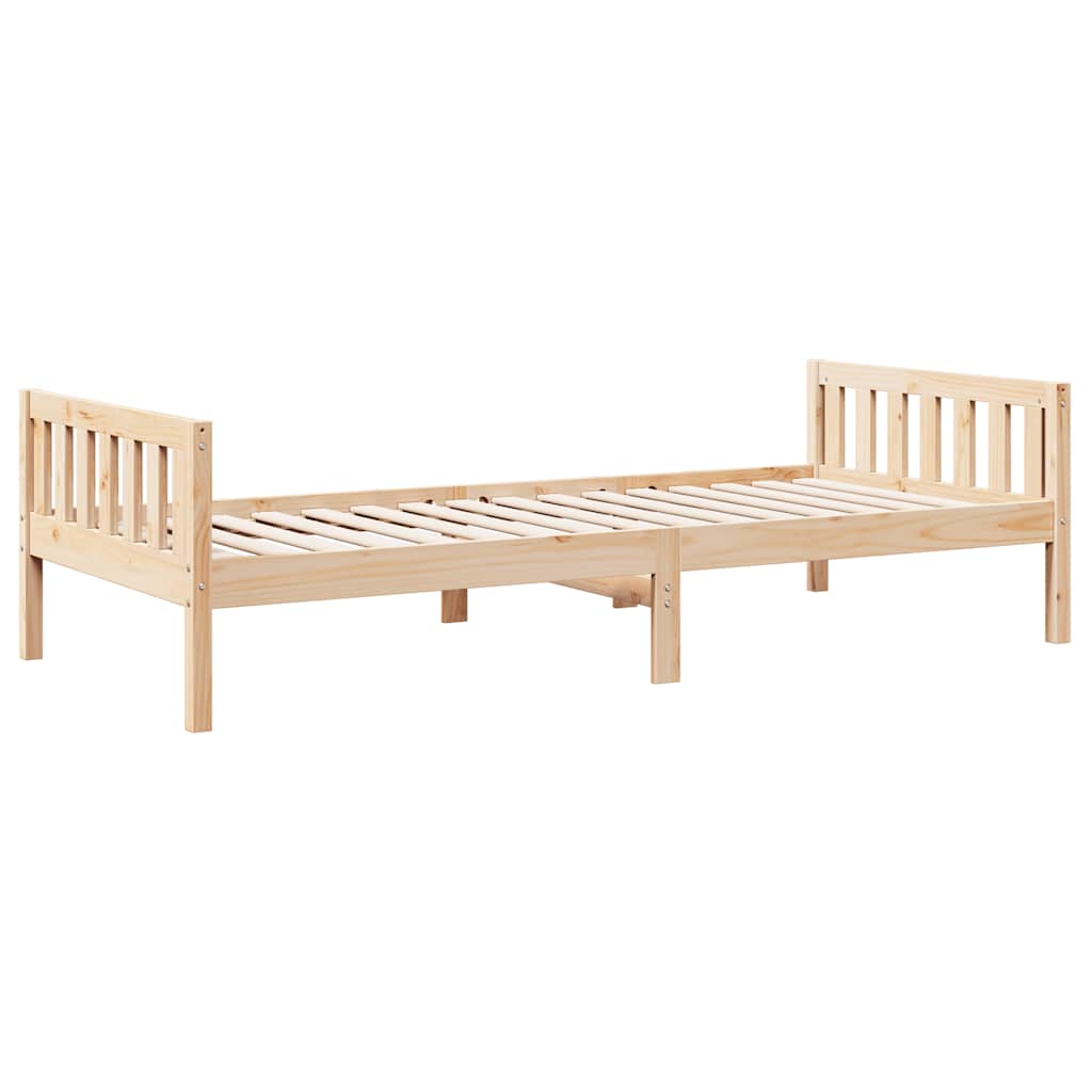 tömör fenyőfa gyerekágy matrac nélkül 90 x 190 cm