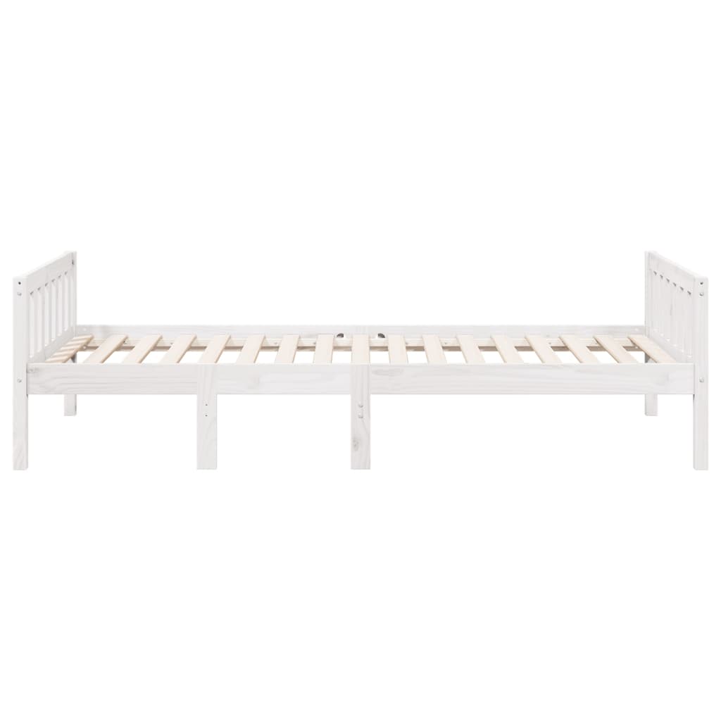 fehér tömör fenyőfa gyerekágy matrac nélkül 90 x 190 cm