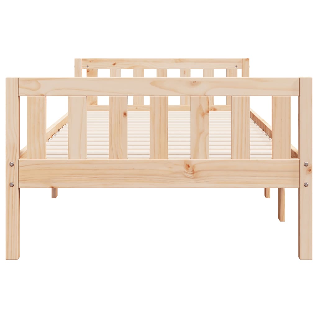 tömör fenyőfa gyerekágy matrac nélkül 75 x 190 cm