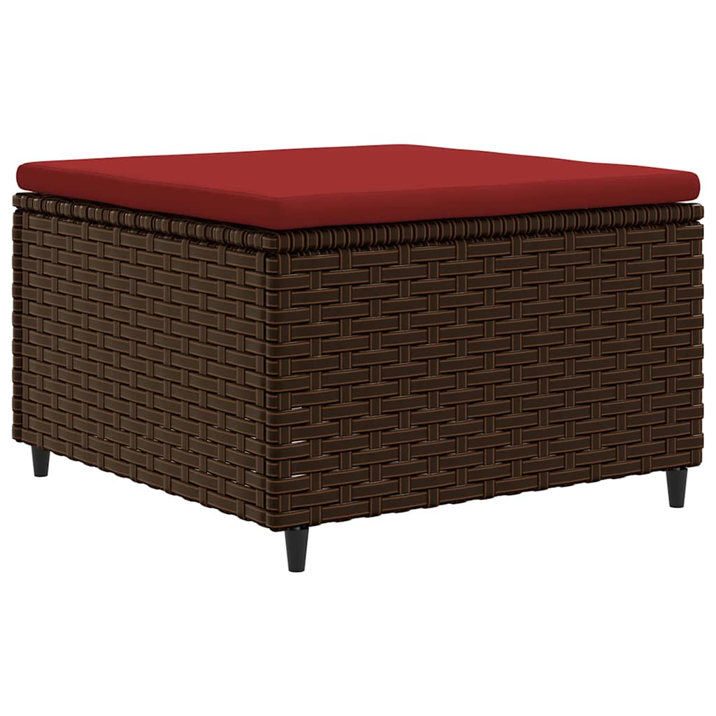 8 részes barna polyrattan kerti ülőgarnitúra párnákkal