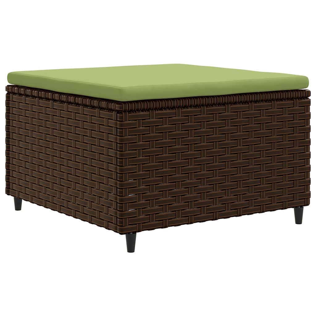 8 részes barna polyrattan kerti ülőgarnitúra párnákkal