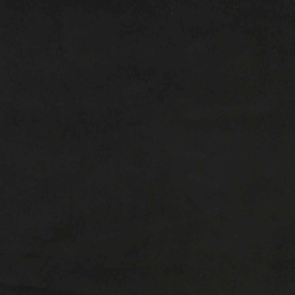 fekete bársony zsebrugós ágymatrac közepes keménységű 80x210x20 cm