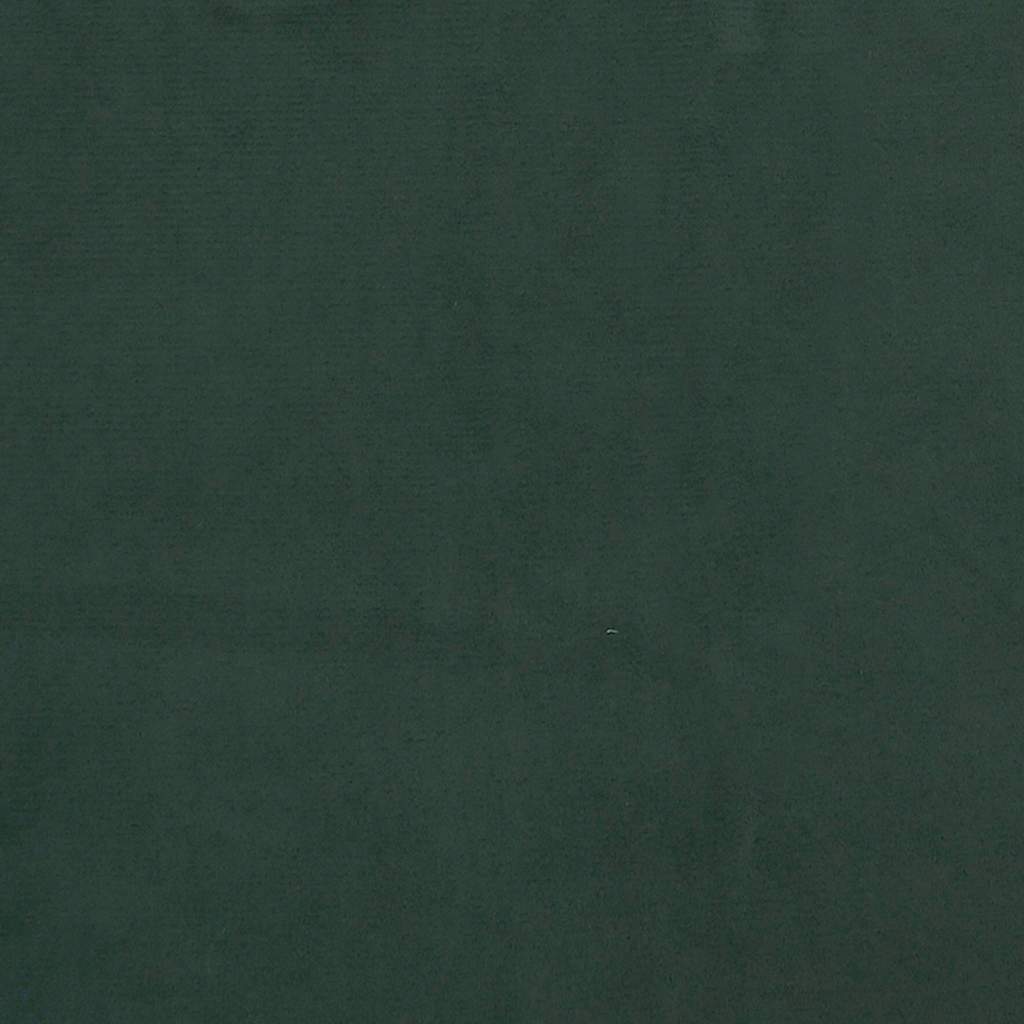 sötétzöld bársony zsebrugós ágymatrac közepes keménységű 120x210x20 cm