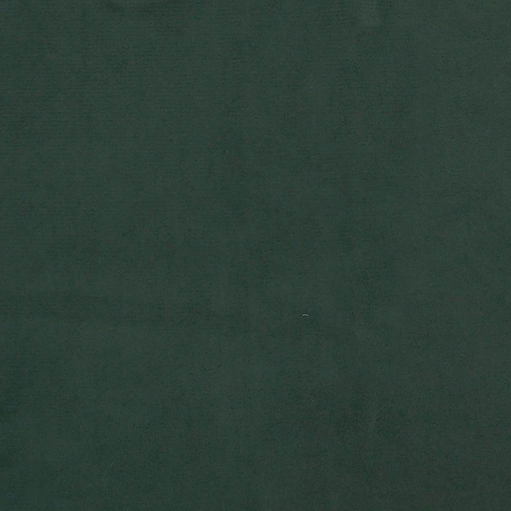 sötétzöld bársony zsebrugós ágymatrac közepes keménységű 90x220x20 cm