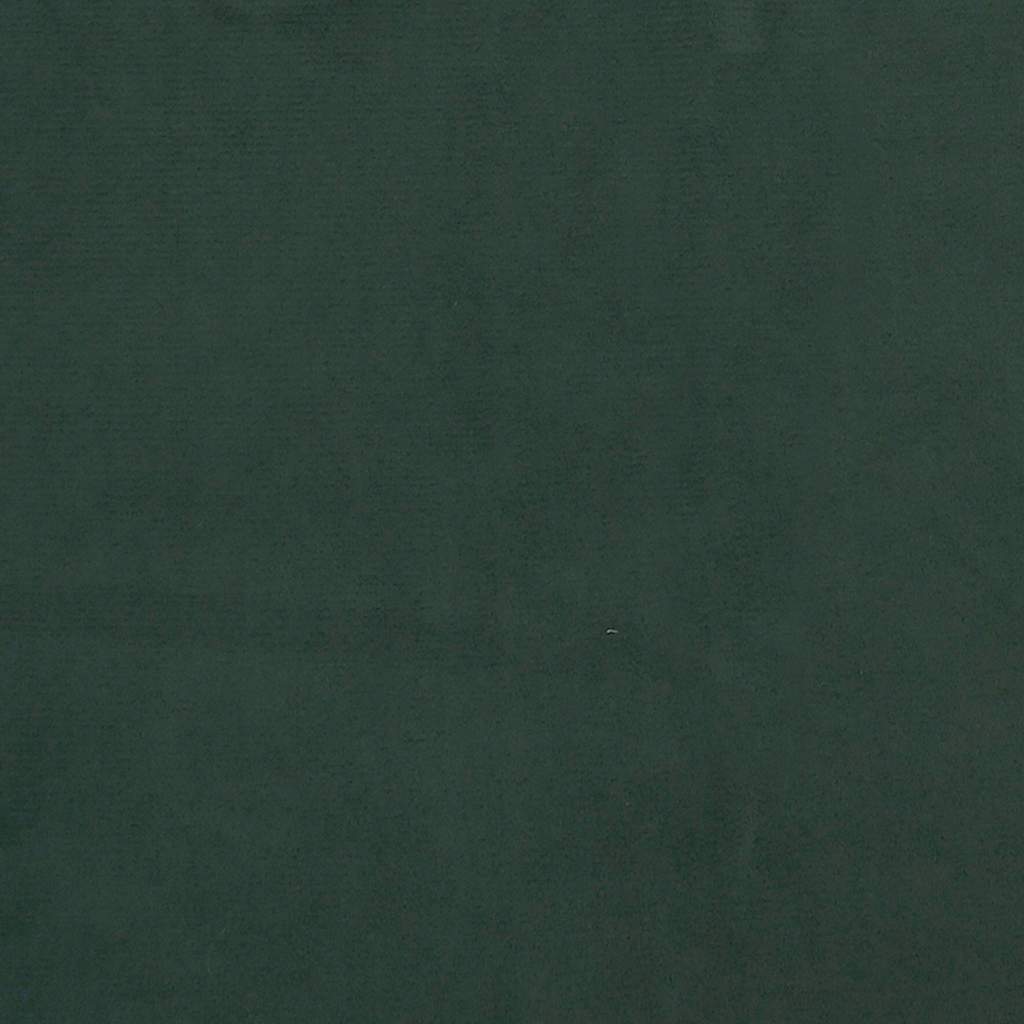sötétzöld bársony zsebrugós ágymatrac közepes keménységű 120 x 220 x 20 cm