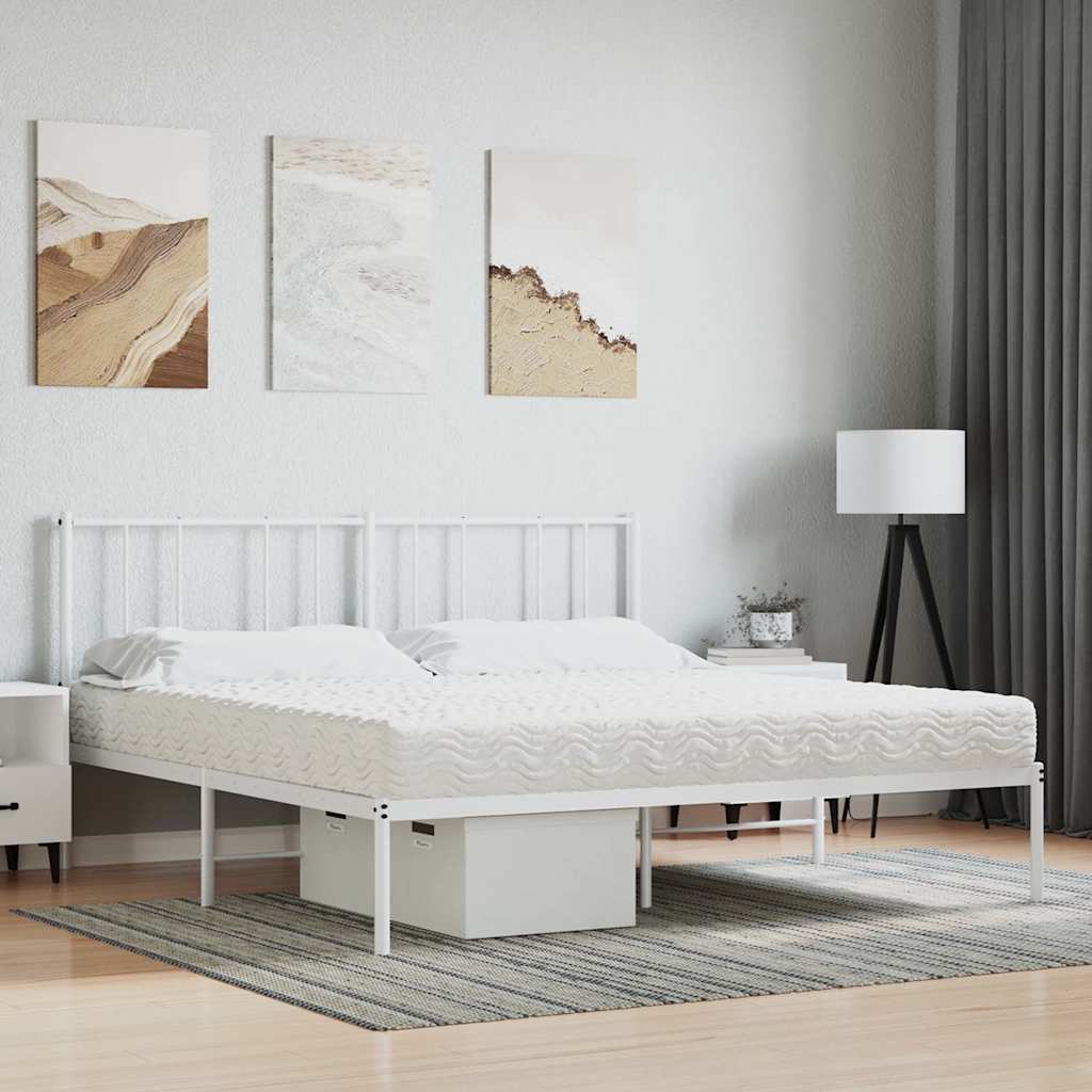 fehér H2/H3 keménységű habmatrac 200 x 210 cm