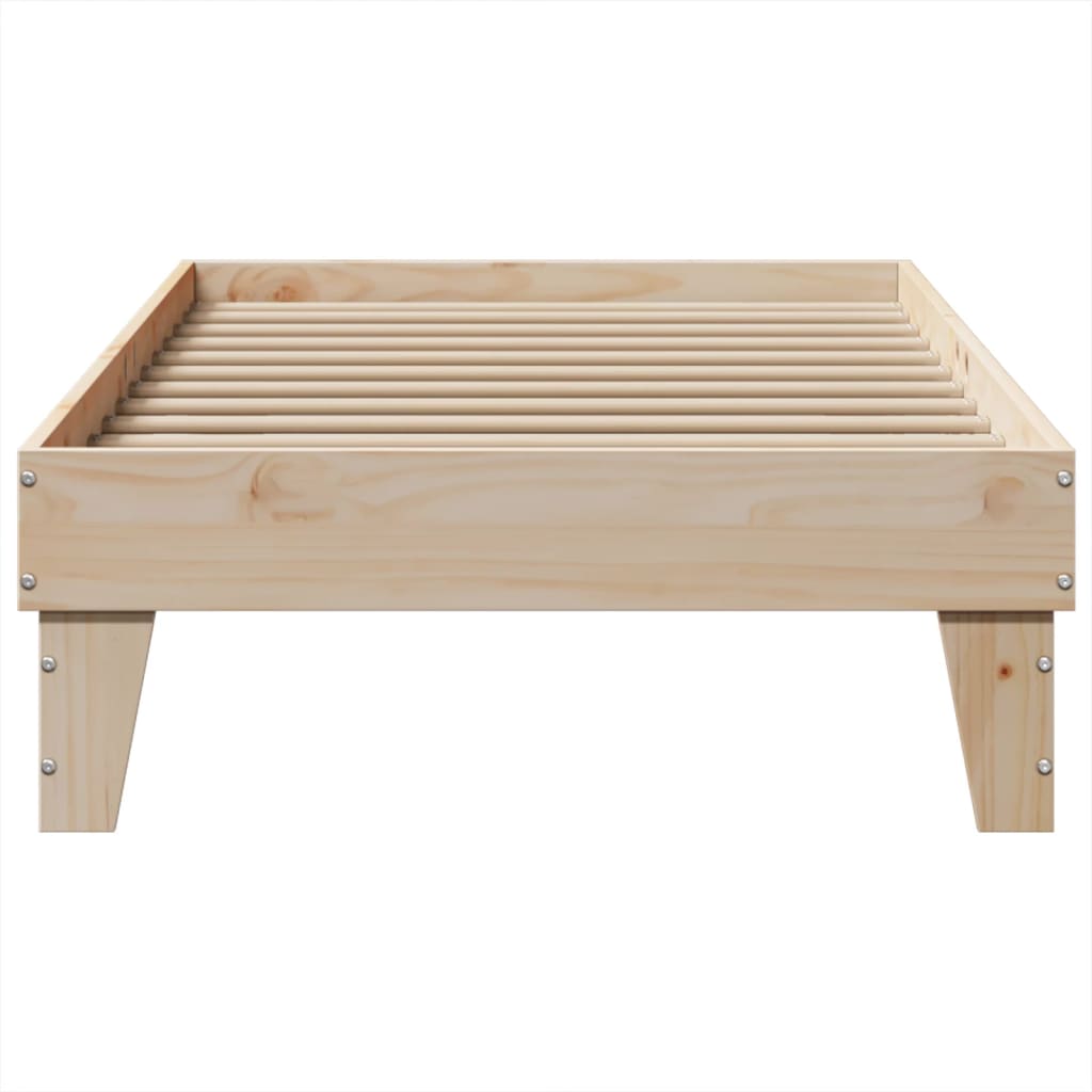 tömör fenyőfa ágy matrac nélkül 100 x 200 cm