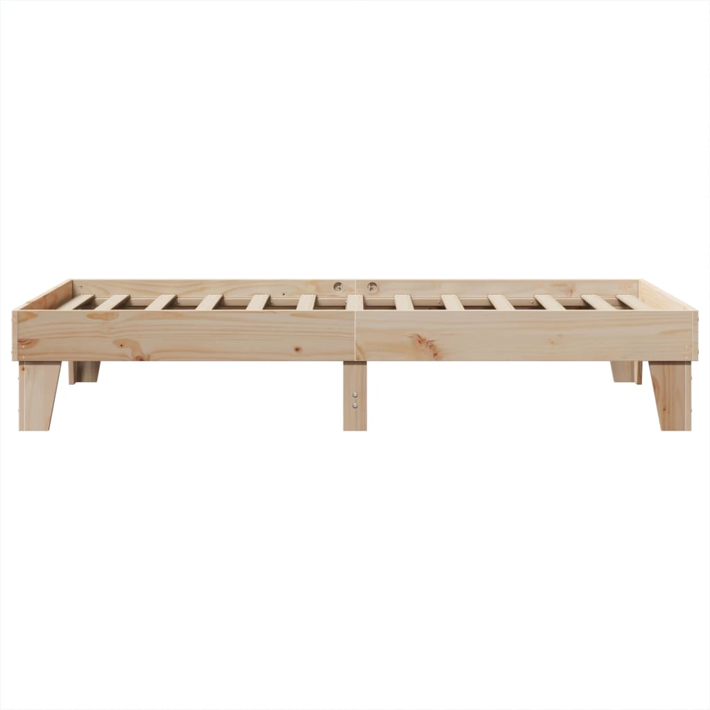 tömör fenyőfa ágy matrac nélkül 100 x 200 cm