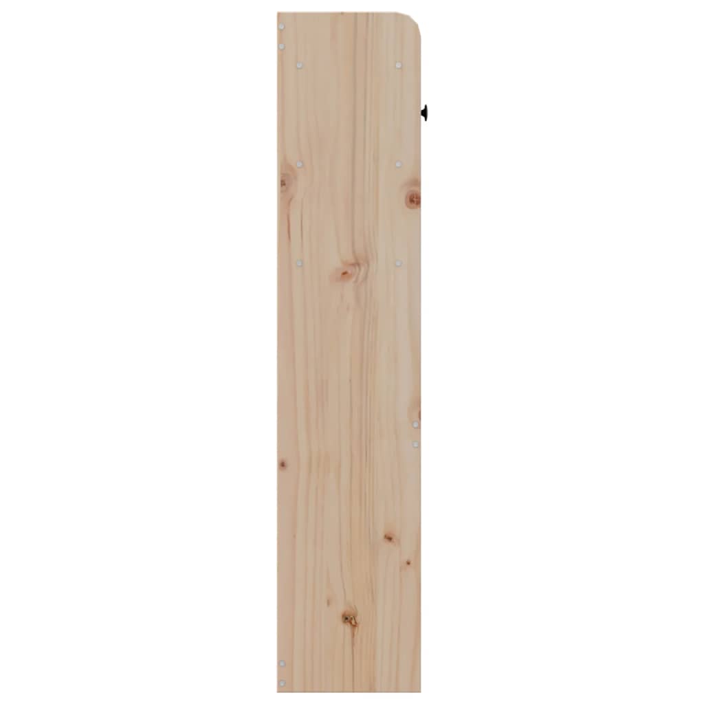tömör fenyőfa fejtámla tárolóval 180 cm