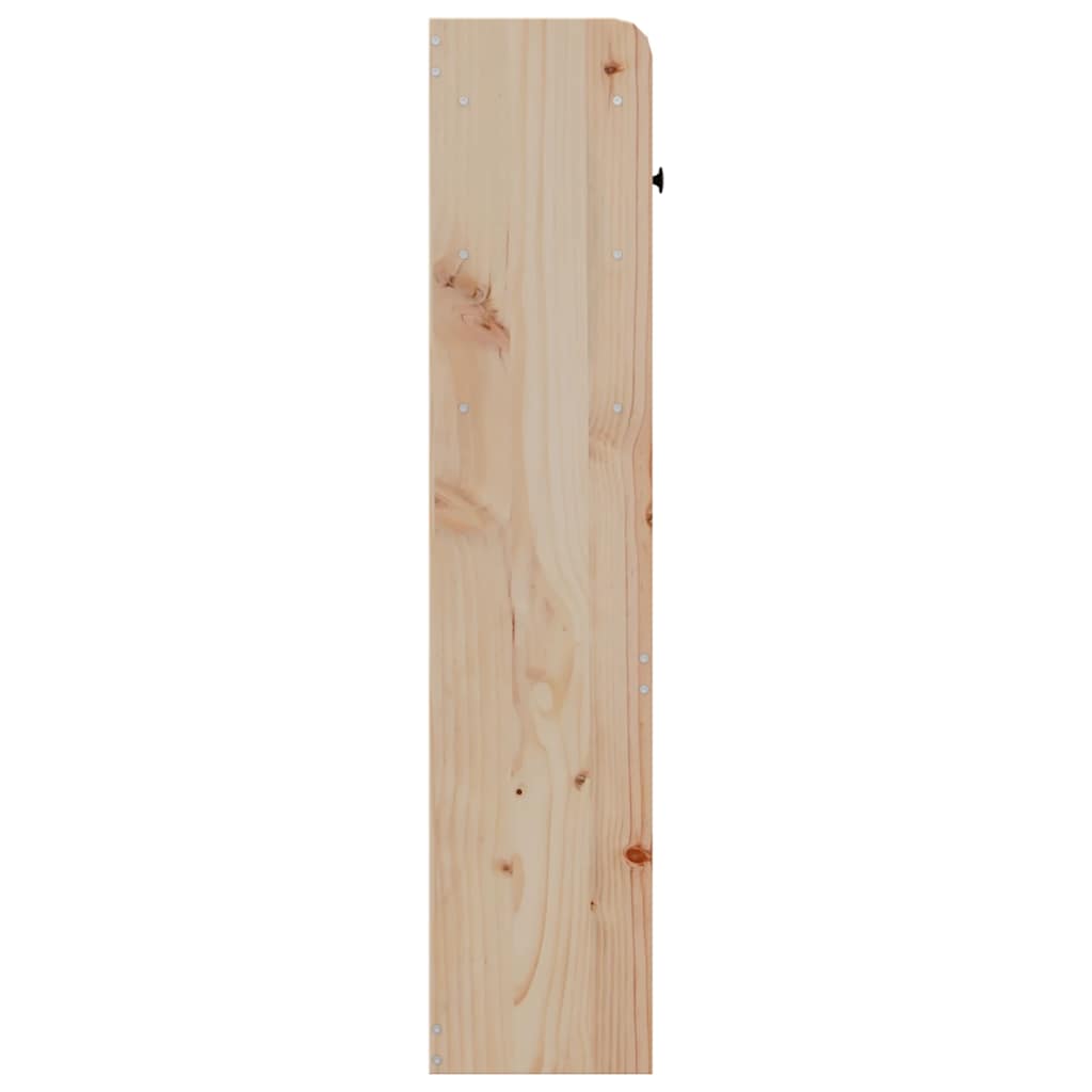 tömör fenyőfa fejtámla tárolóval 140 cm