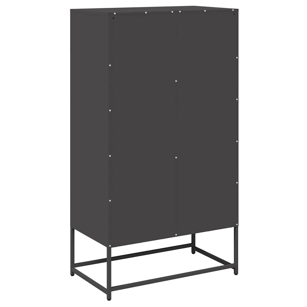 Magastábla Fekete 68x39x123 cm Acél