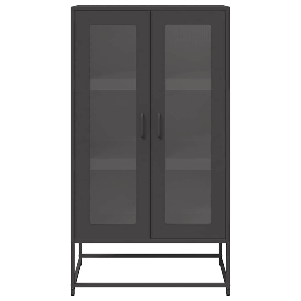 Magastábla Fekete 68x39x123 cm Acél