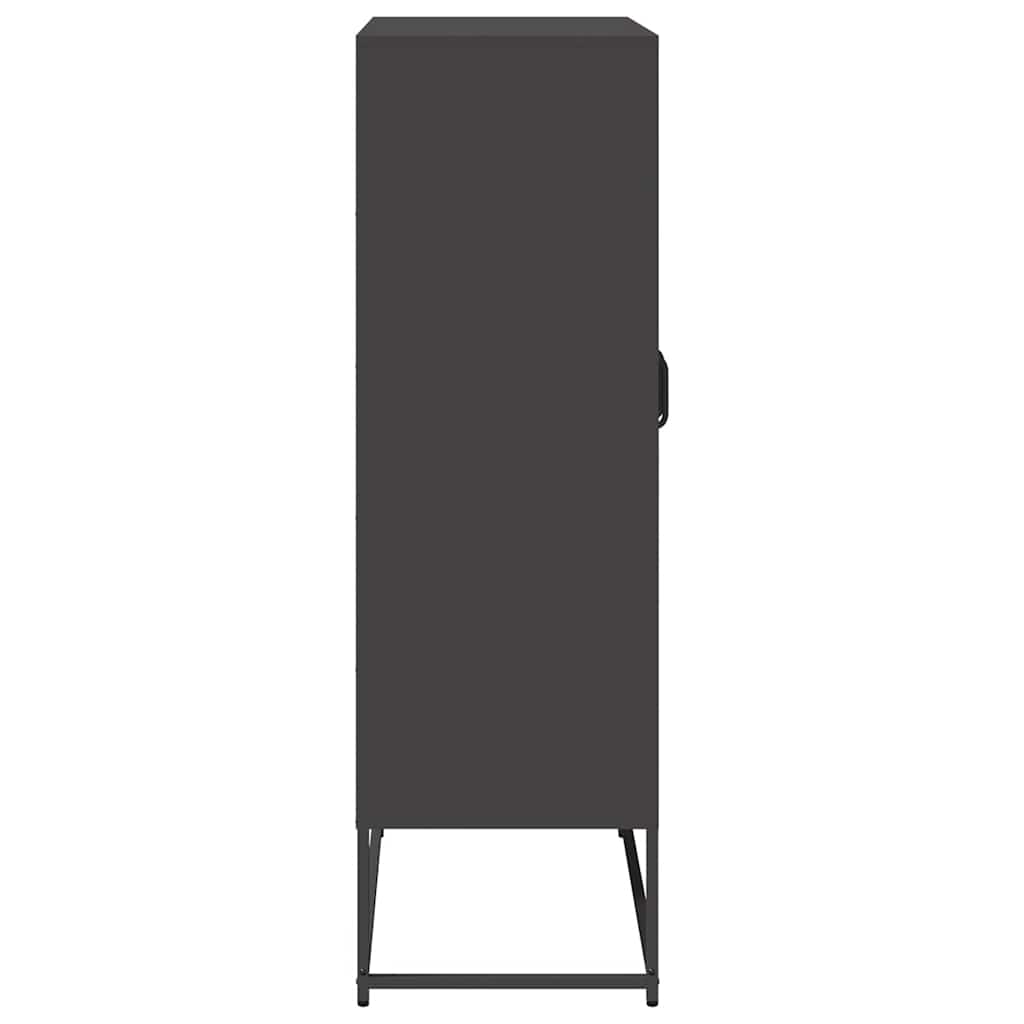Magastábla Fekete 68x39x123 cm Acél