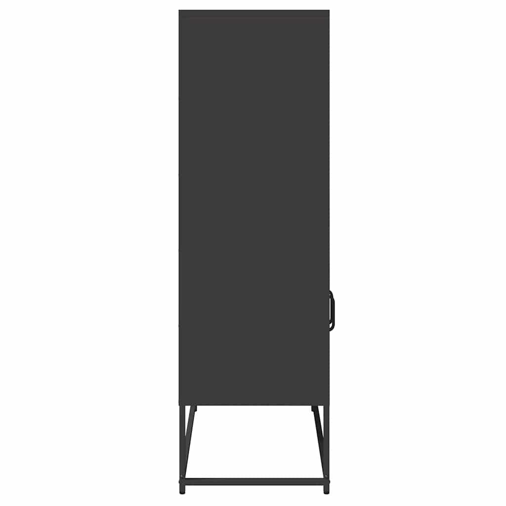 Magastábla Fekete 68x39x123 cm Acél