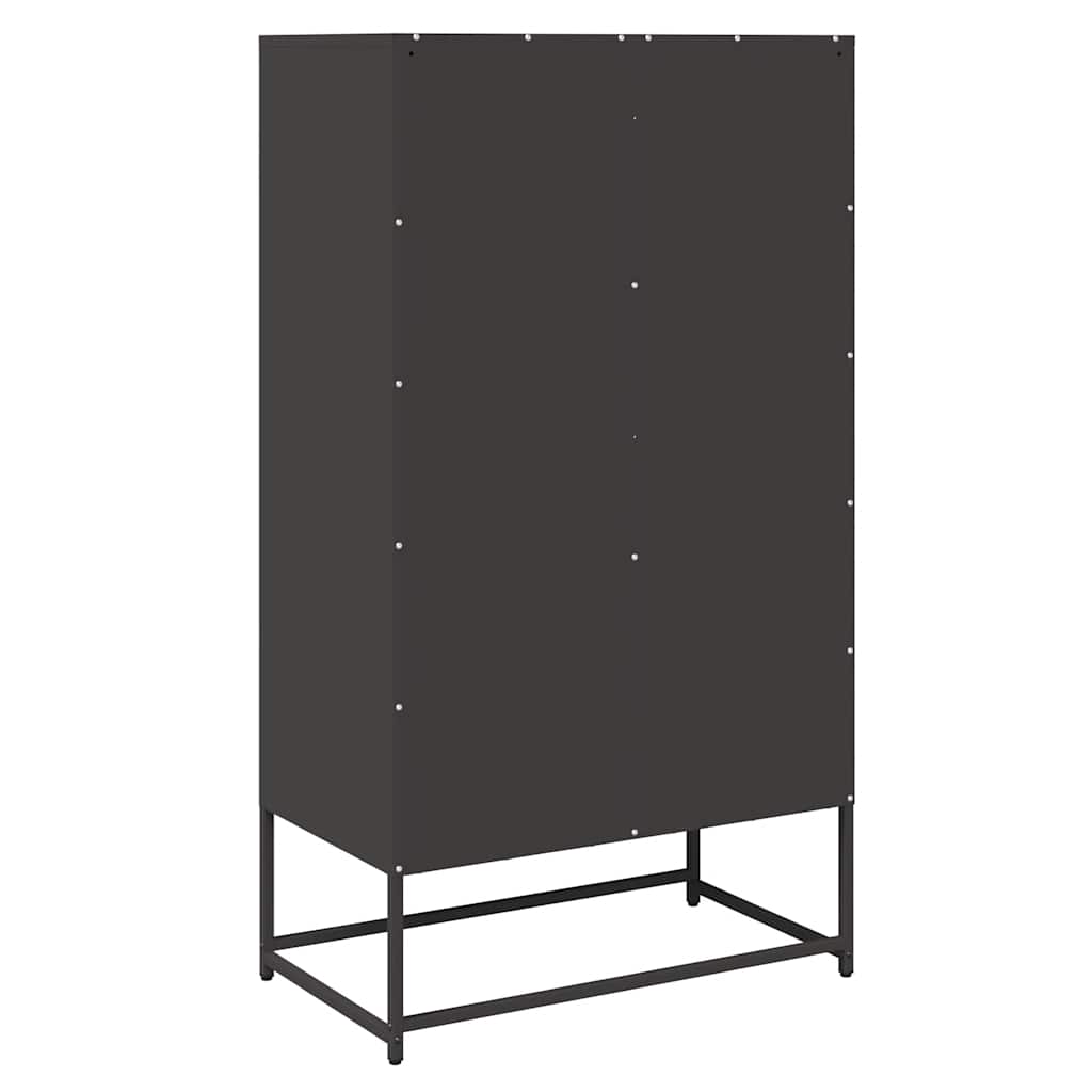 Magastábla Fekete 68x39x123 cm Acél