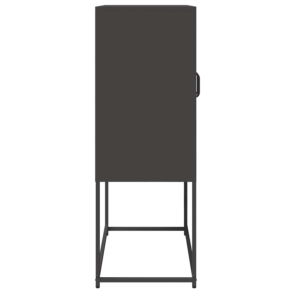 Magastábla Fekete 68x39x107 cm Acél