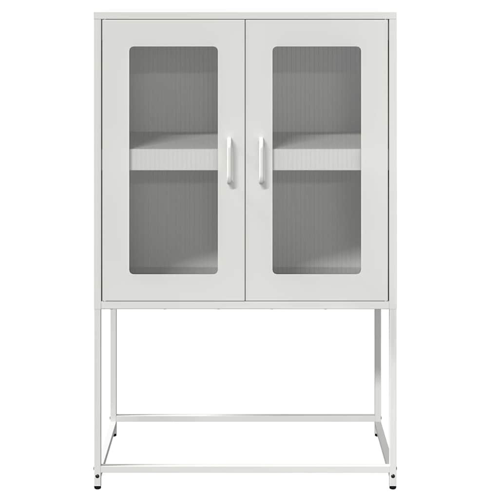 Magastábla Fehér 68x39x107 cm Acél