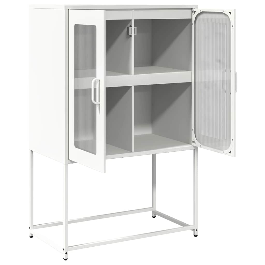 Magastábla Fehér 68x39x107 cm Acél