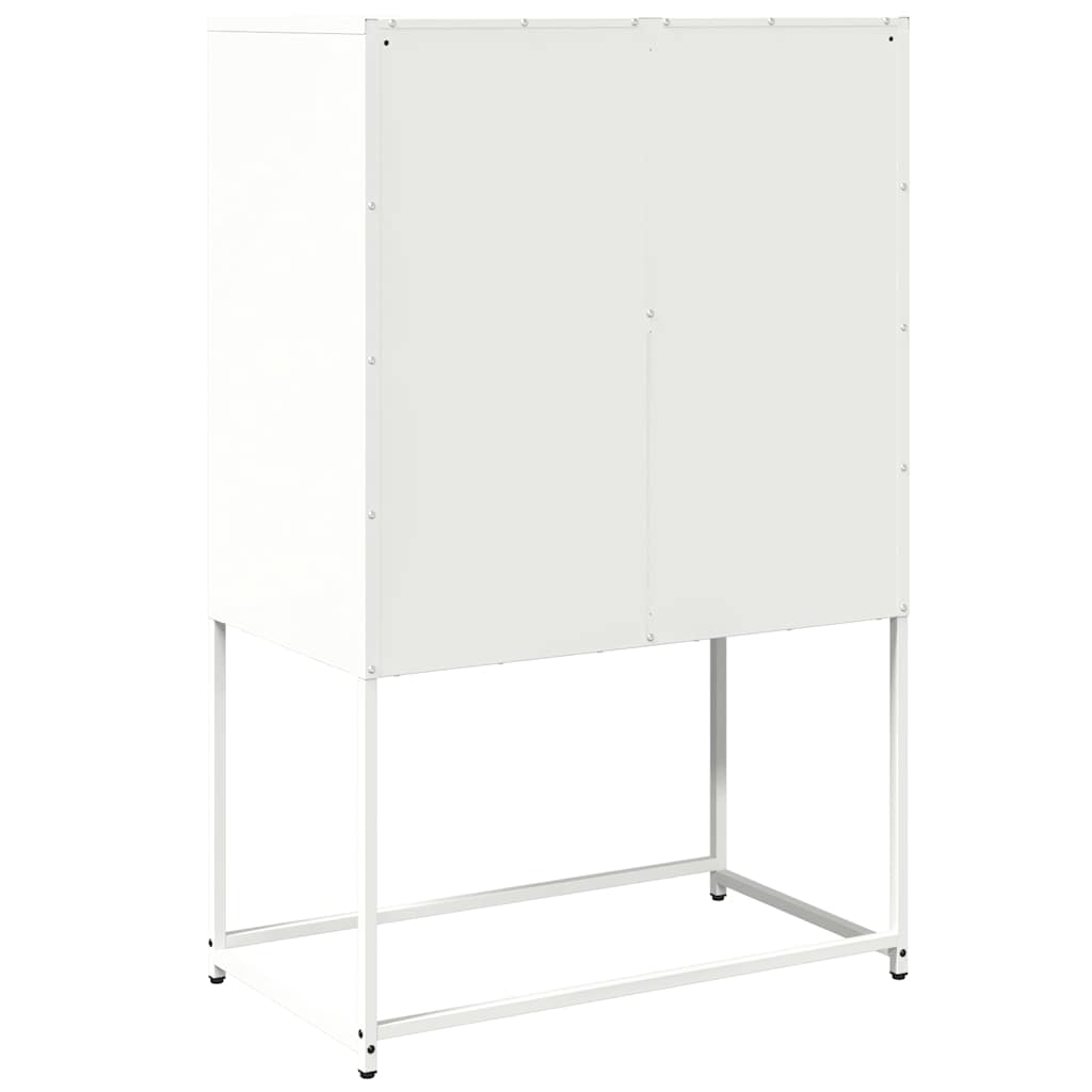Magastábla Fehér 68x39x107 cm Acél