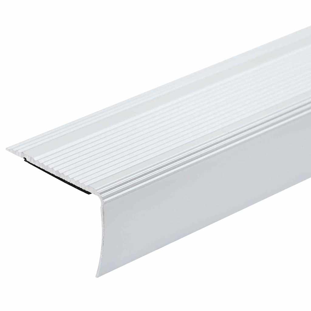 Lépcsőélvédők 10 pcs Ezüst 67 x 3 x 2 cm Alumínium