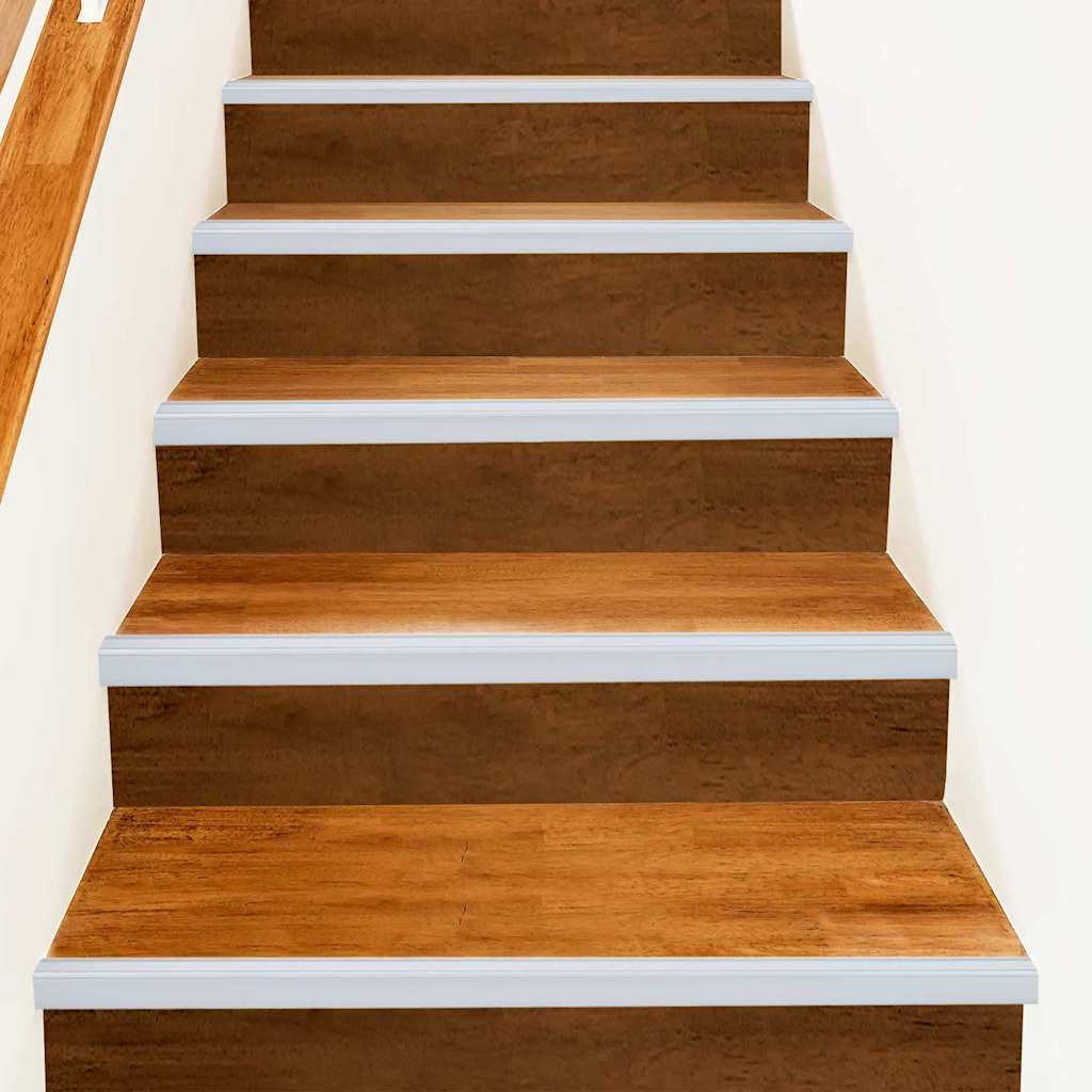 Lépcsőélvédők 10 pcs Ezüst 67 x 3 x 2 cm Alumínium