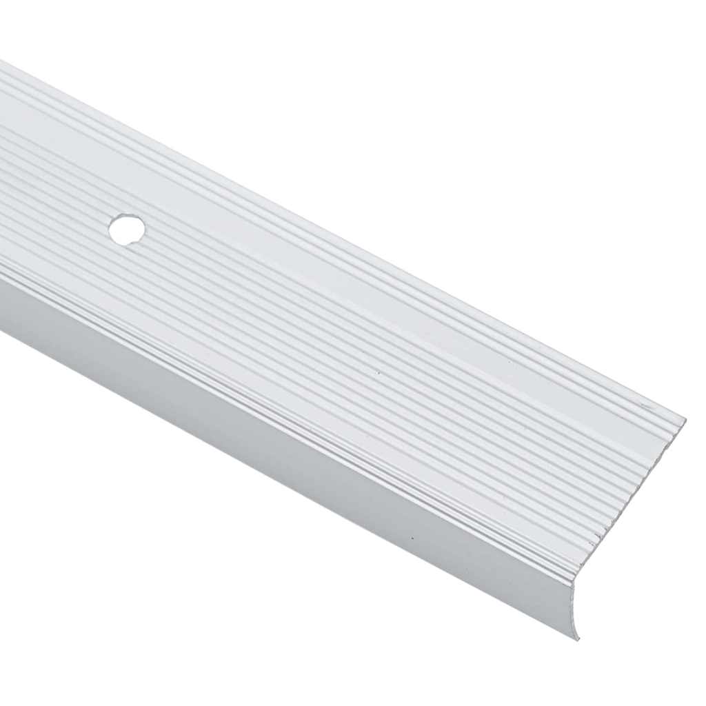 Lépcsőélvédők 10 pcs Ezüst 67 x 3.5 x 3 cm Alumínium