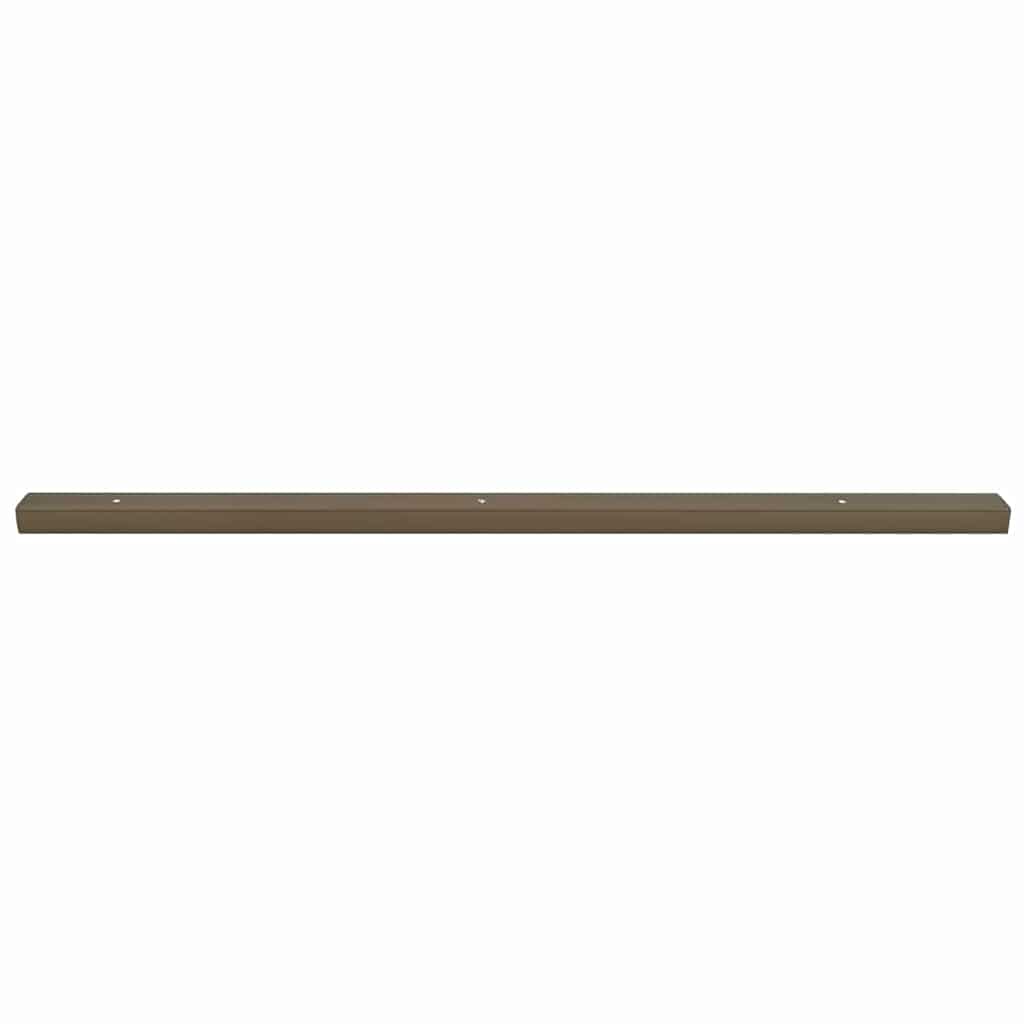 Lépcsőélvédők 30 pcs Barna 67 x 3.5 x 3 cm Alumínium