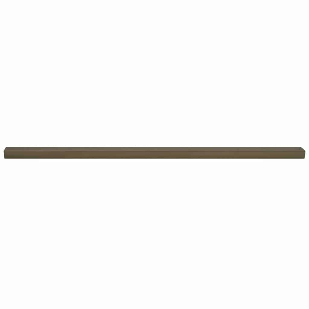 Lépcsőélvédők 30 pcs Barna 67 x 3.5 x 3 cm Alumínium