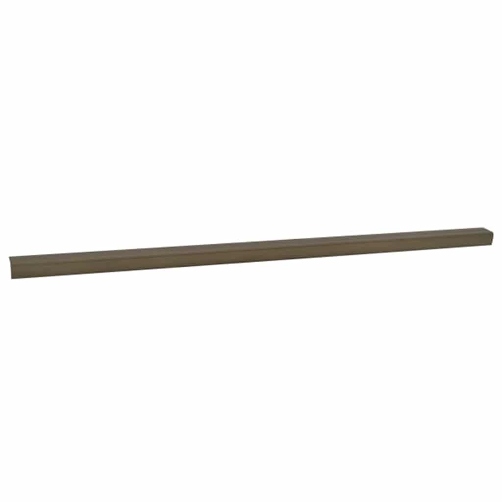 Lépcsőélvédők 10 pcs Barna 67 x 3 x 2 cm Alumínium