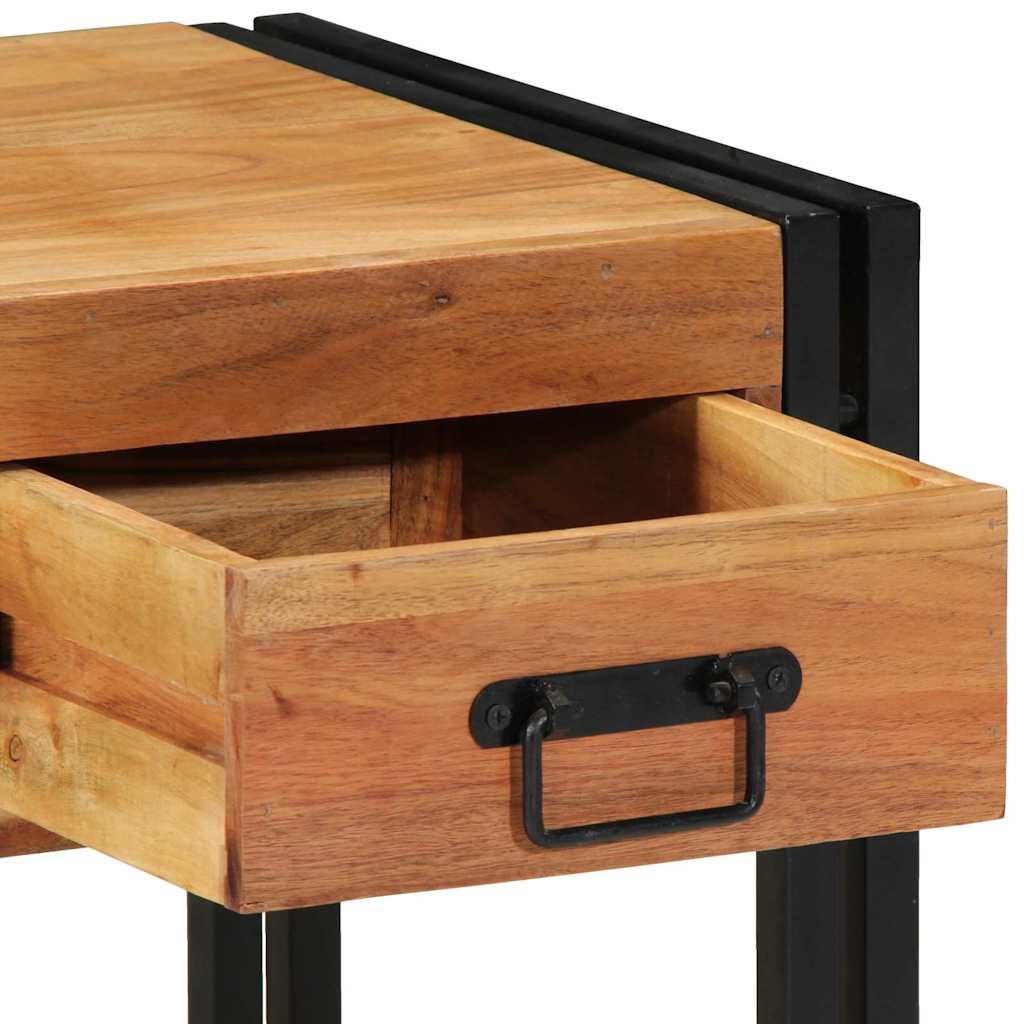 Éjjeliszekrény fiókkal 2 pcs Barna 40 x 40 x 50 cm Tömör Akácfa