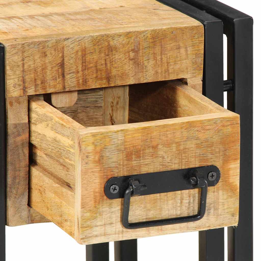 Éjjeliszekrény 2 pcs Barna 30 x 30 x 40 cm Tömör Mangófát