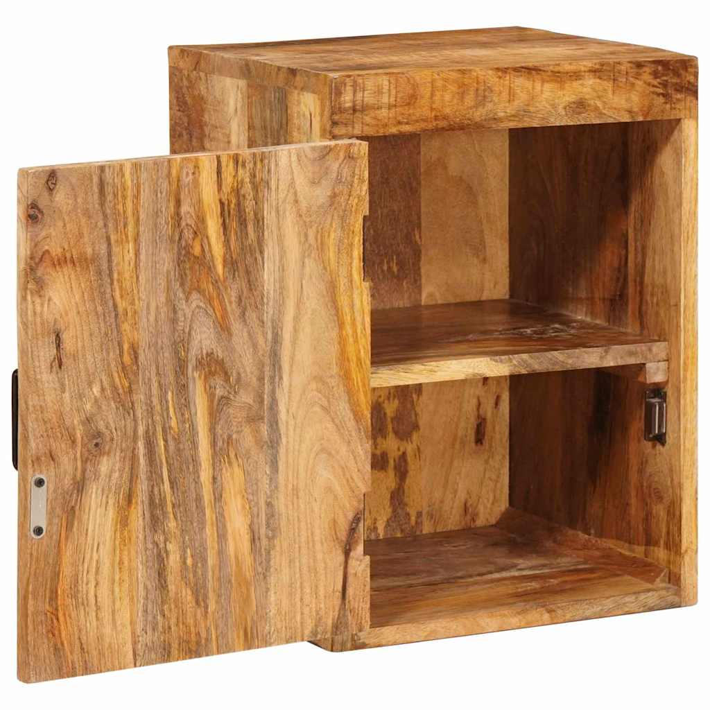 Éjjeli asztal 2 pcs Barna 35 x 33 x 48 cm Tömör Mangófát