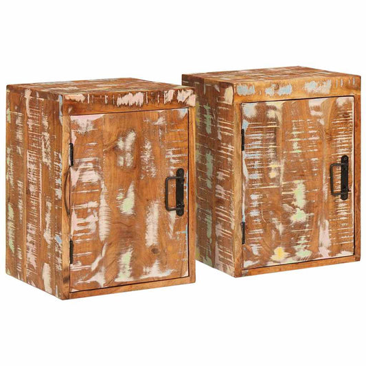 Éjjeli asztal 2 db Barna 35 x 33 x 48 cm