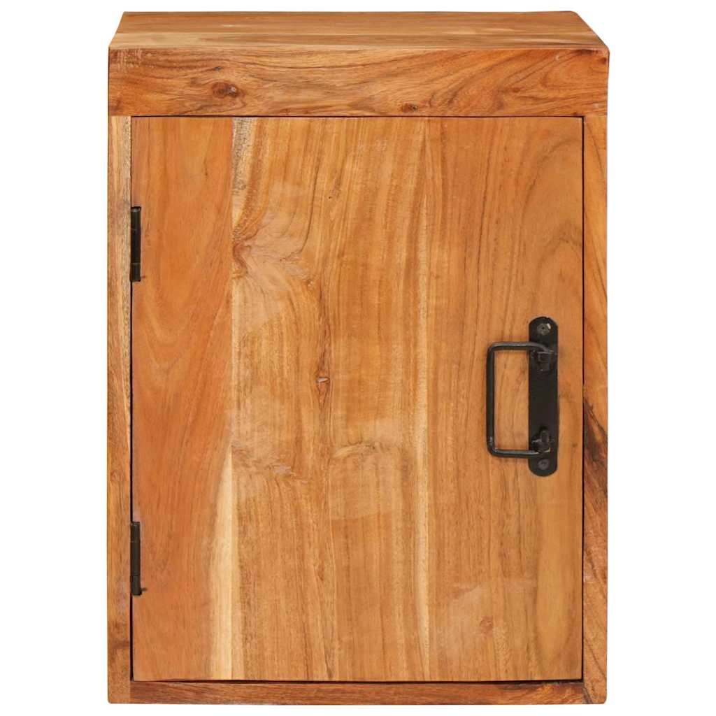 Éjjeli asztal 2 pcs Barna 35 x 33 x 48 cm Tömör Fa Akácia