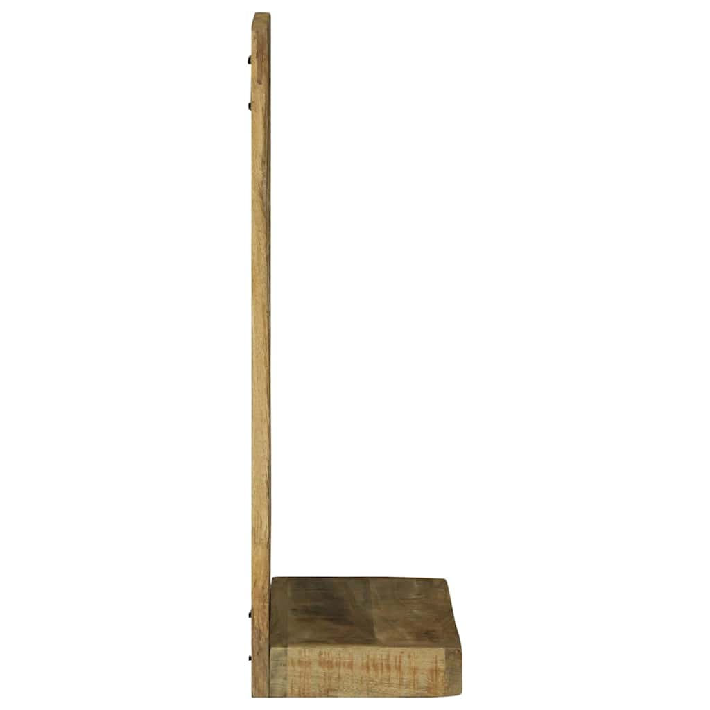 Fürdőszobai tükör tükörrel Barna 50 x 22 x 70 cm Tömör Mangófát
