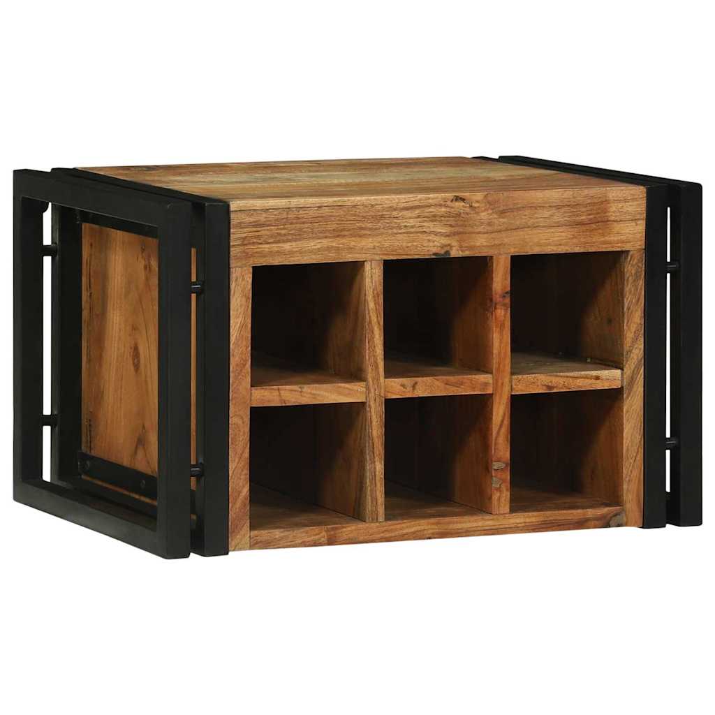 Borágas 2 pcs Barna és fekete 46 x 35 x 27,5 cm Tömör Akácfa
