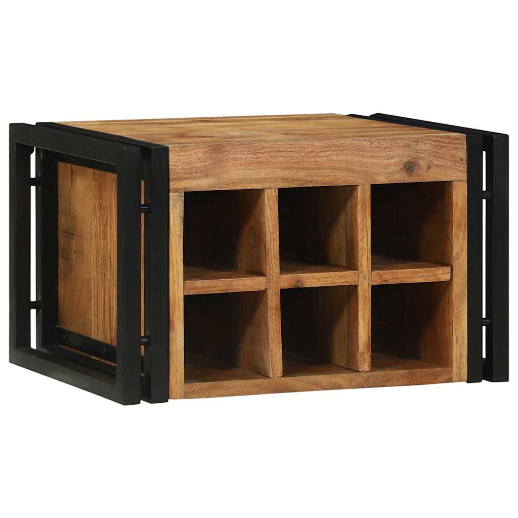 Borágas 2 pcs Barna és fekete 46 x 35 x 27,5 cm Tömör Akácfa