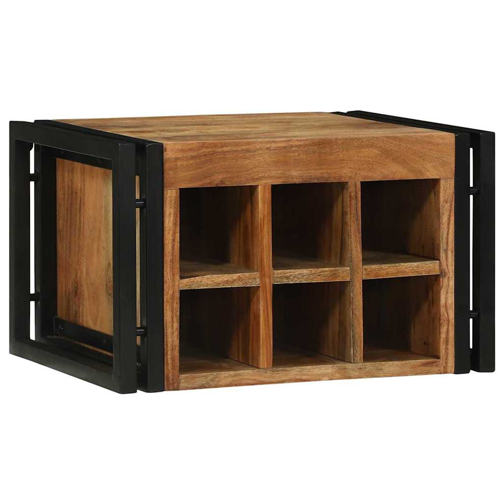 Borágas 2 pcs Barna és fekete 46 x 35 x 27,5 cm Tömör Akácfa