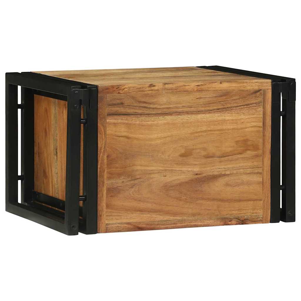 Borágas 2 pcs Barna és fekete 46 x 35 x 27,5 cm Tömör Akácfa